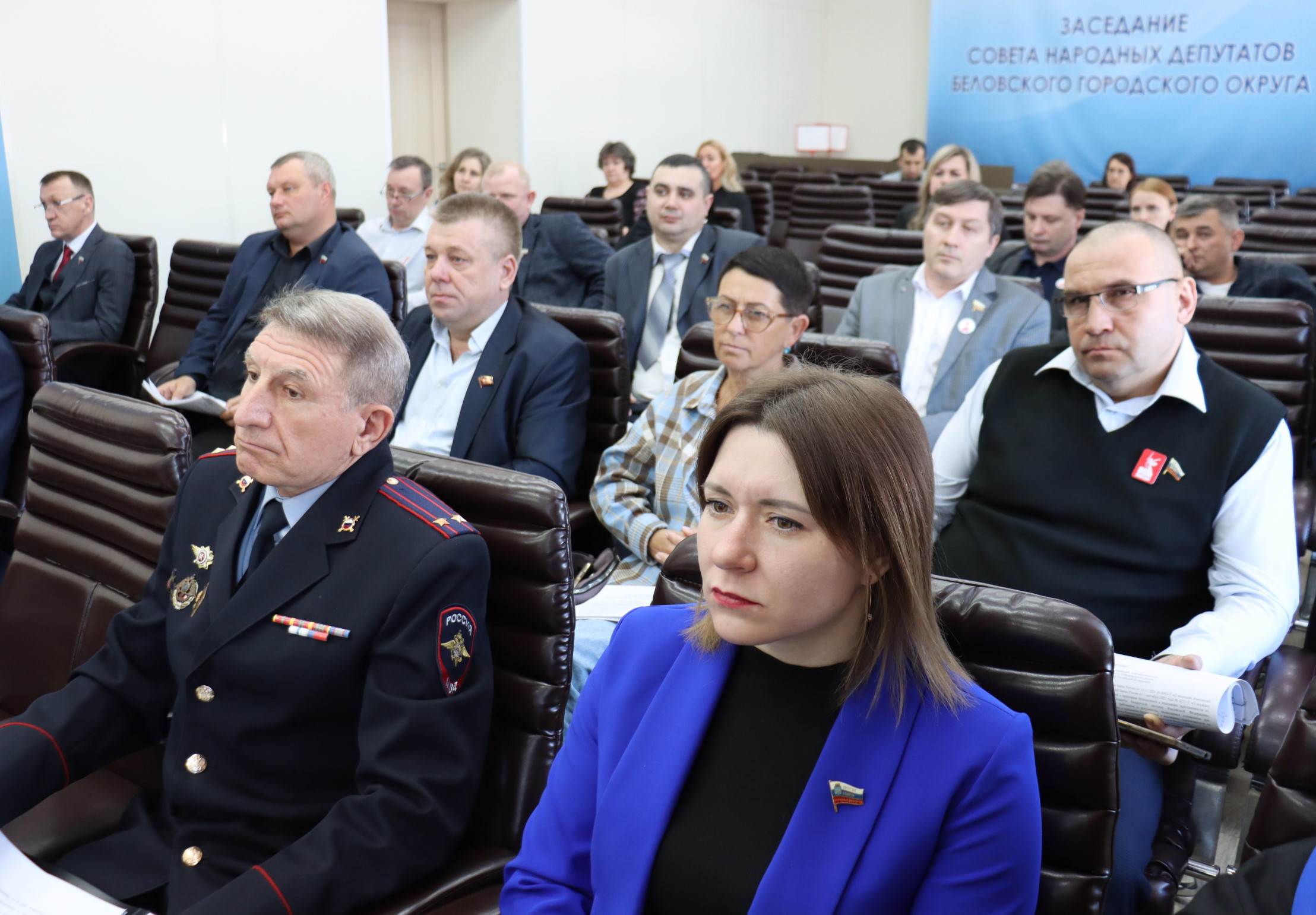 На заседании городского Совета полицейские отчитались о своей работе по итогам 2024 года