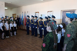 В школе № 11 открыли стенды, посвященные боевому подвигу полного кавалера ордена Славы Георгия Ивановича Кузнецова